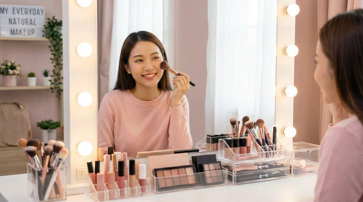 偷拍自拍美妆视频教程